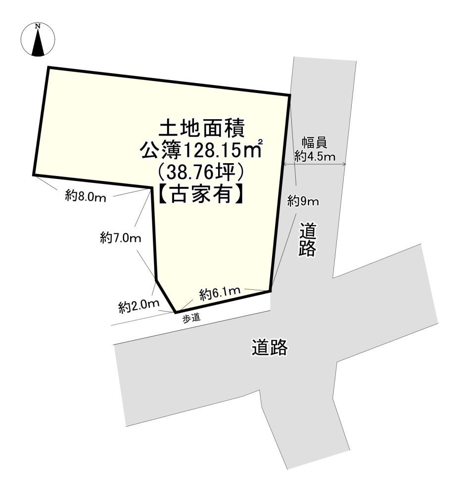 大阪府吹田市朝日が丘町土地