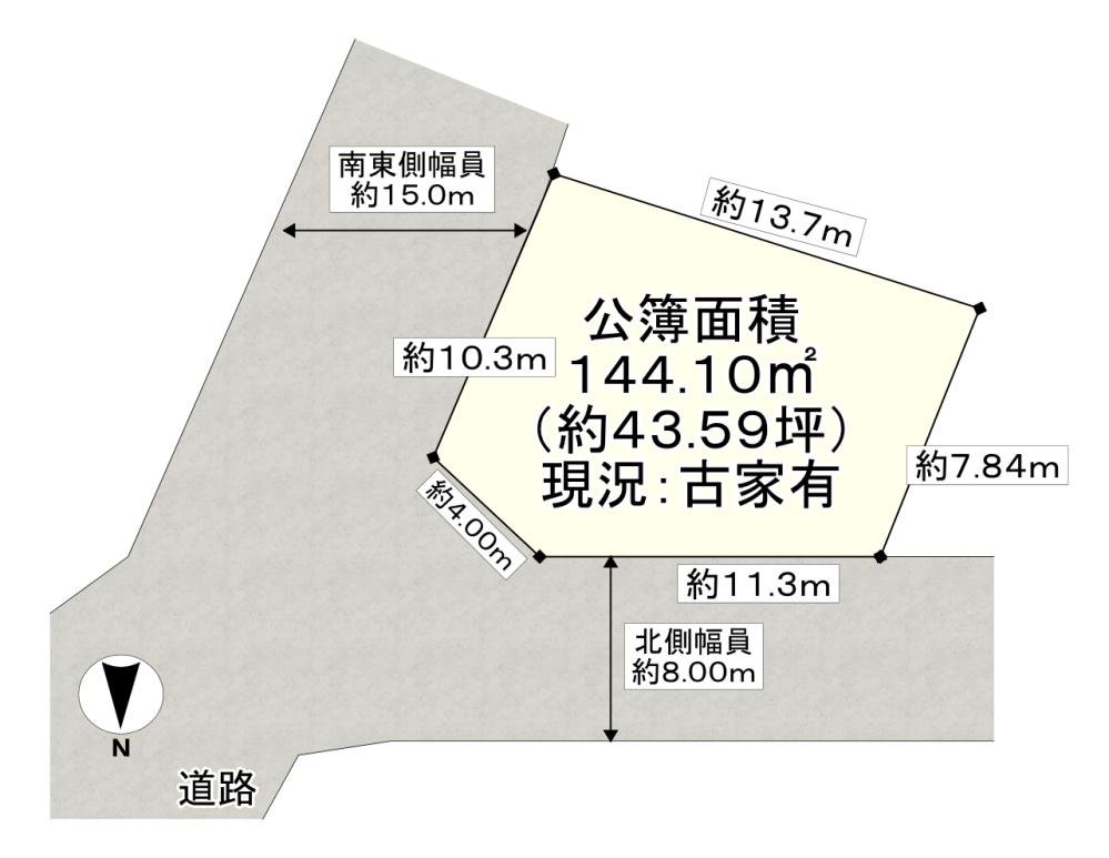大阪府大阪市港区弁天3丁目土地