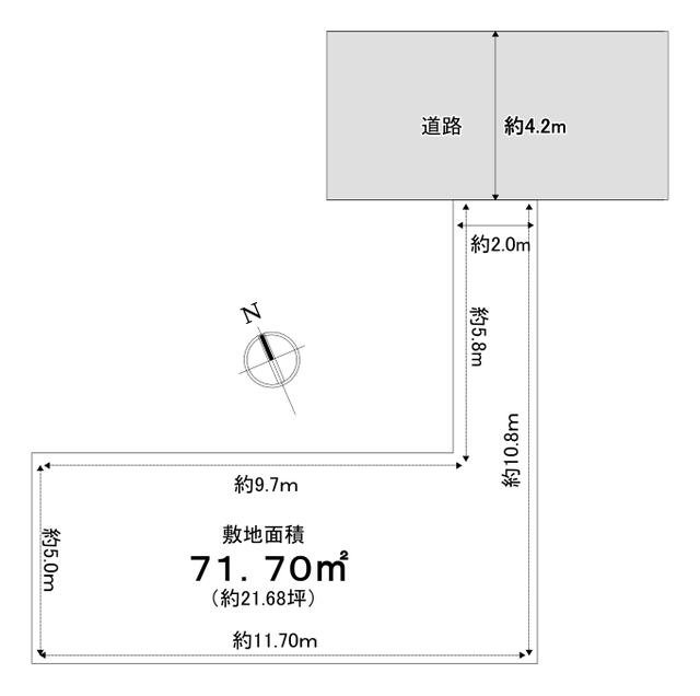 大阪府高槻市深沢本町土地
