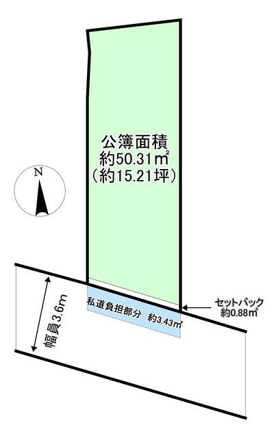 大阪府茨木市本町土地