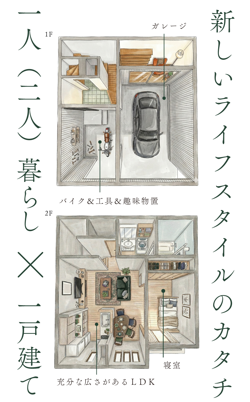 【特設】一人（二人）暮らし×一戸建てという選択